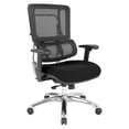 thumbnail image 2 of Office Star Products Black Mesh Back with Custom Fabric Seat and Chrome Base Black, 2 of 5