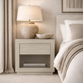 thumbnail image 2 of Soren Contemporary 26" Nightstand in Whitewashed Oak (1-Drawer), 2 of 8