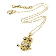 Amrita Singh Tammy Owl Brass Pendant with Crystal Accents