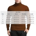 thumbnail image 4 of Frnrwgo Mens Sweater Turtleneck Ribbed Knit Oversized Long Sleeve Casual Winter Top, 4 of 6