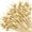 Gold, variant on Cocktail Picks - 100 Counts Fancy Toothpicks for Appetizers, 4.7 Inch Long Decorative Bamboo Skewers for Food Drinks, Holiday Wooden Sticks for Party