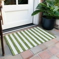 thumbnail image 6 of Addison Rugs Chantille Indoor/Outdoor Transitional Stripes Olive Washable Rectangle Rug, 1'8" x 2'6", 6 of 6