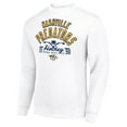 thumbnail image 2 of Men's Starter White Nashville Predators Stick And Puck Logo Fleece Pullover Sweatshirt, 2 of 3