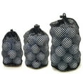 thumbnail image 4 of Yesfashion Sports Mesh Net Bag Black Nylon golf bags Golf Tennis 16/32/56 Ball Carrying Drawstring Pouch Storage bag (not include balls), 4 of 7