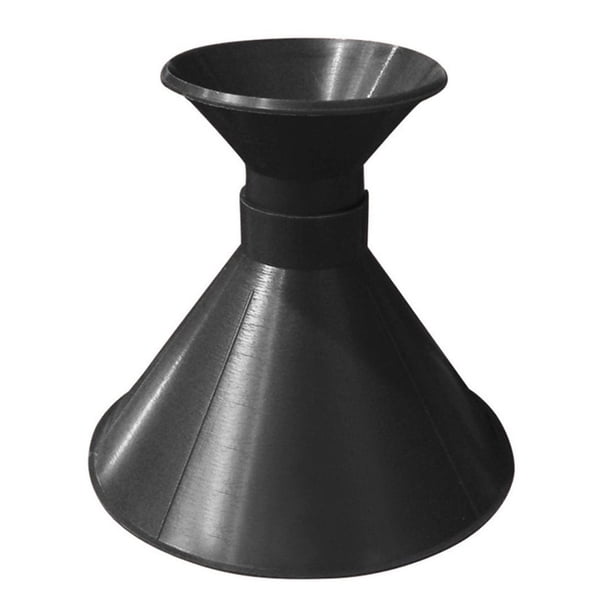 Wdftyju Magic Snow Remover Embudo Exterior Cono en forma de ventana de coche Rascador de hielo (Negro Wdftyju 2bw6sw0vd1yw5ry5D01