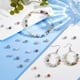 thumbnail image 5 of 150 cuentas de amazonita de 6 mm, piedras preciosas de amazonita, cuentas naturales redondas de piedra natural para hacer joyas, pulseras y collares. Agujero: 1 mm., 5 of 6