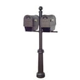 thumbnail image 2 of Classic Curbside Mailboxes with Newspaper Tube, Locking Inserts and Fresno Double Mount Mailbox Post, 2 of 7