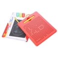 thumbnail image 4 of Tablero de dibujo magnético ANGGREK Juguetes Educativos para niños color rojo, 4 of 7