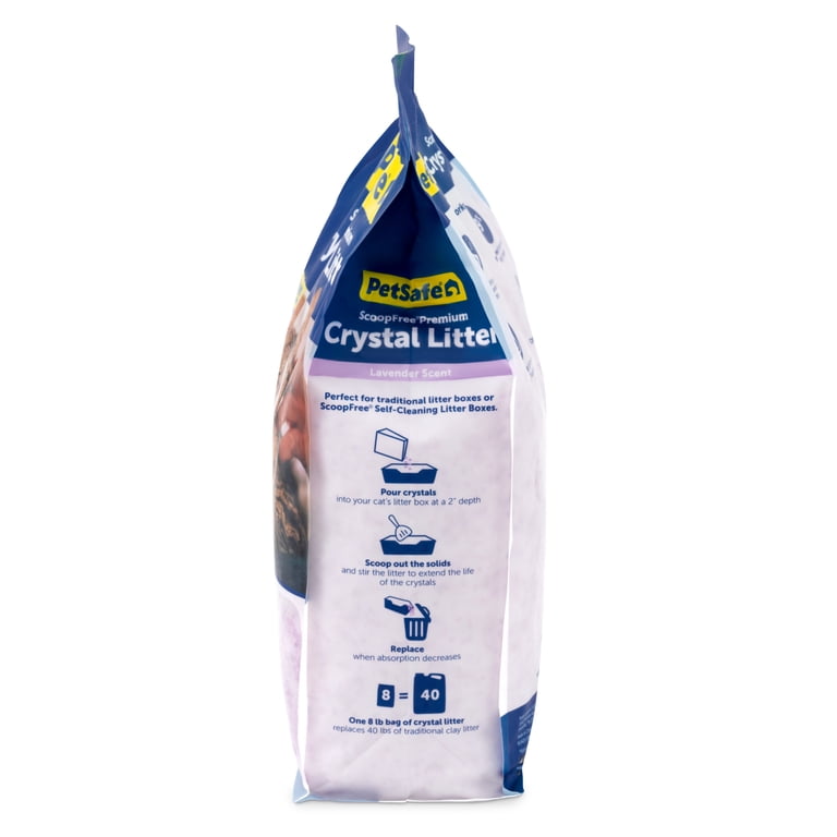 Premium Crystal Cat Litter, Lavender Scent, 3-Pack photo 8