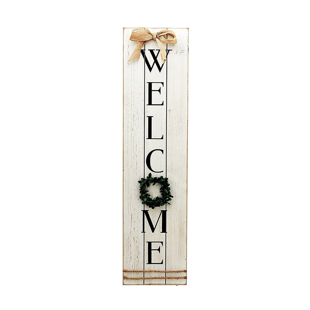 X LARGE entry sign Farmhouse WELCOME sign vertical FRONT PORCH CUSTOM sign 