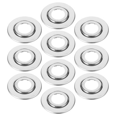 BESTYASH Escutcheon Cover Sprinkler Escutcheon Replacement Cover Stainless Steel 10Pcs