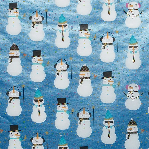 Snowman Party Premium Tissue Paper - 20in. x 30in. - 12 Sheets (43J608)
