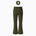 thumbnail image 3 of PATPAT Girls Athletic Leggings with Pocket, Buttery-Soft & Ultra-Stretchy Yoga Pants for Running Dance Workout Casual, 3 of 9