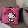 thumbnail image 2 of Hello Kitty Hello Umbrella Kids Printed Throw Pillow, 18 x 18 inches, 2 of 5