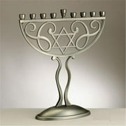 Rite Lite MP-73-AS Antique Classic Menorah - Antique Silver Finish - Pack Of 2