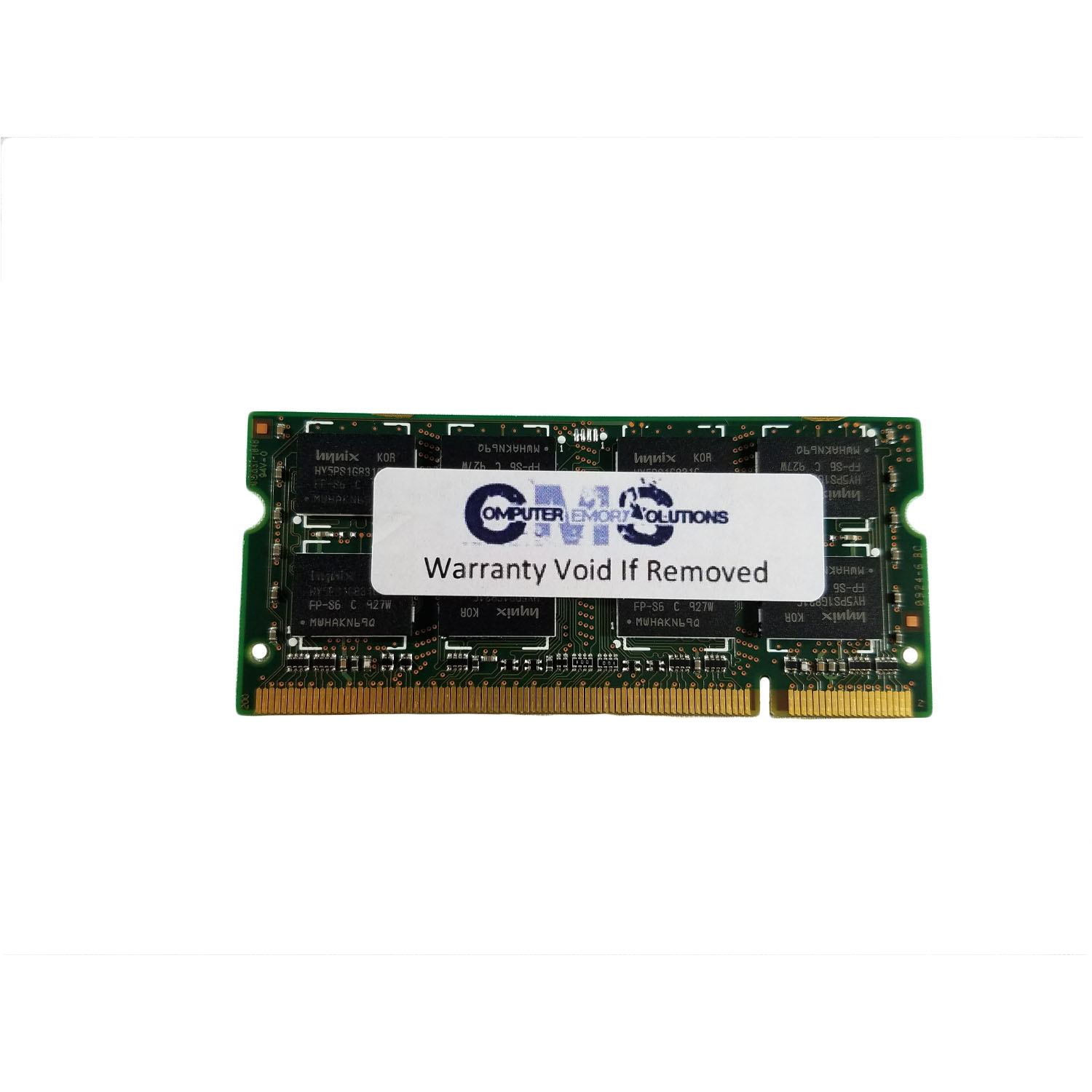 CMS 2GB (1X2GB) DDR2 6400 800MHZ NON ECC SODIMM Memory Ram Compatible with Apple Macbook "Core 2 Duo" 2.13 13" White-09 Mc240Ll/A - A40