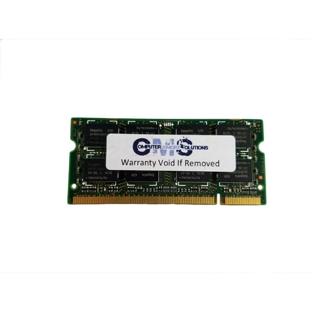 CMS 1GB (1X1GB) 2700 333MHZ NON ECC SODIMM Memory Ram Compatible with HP/Compaq Pavilion Notebook Dv1000, Dv1040Us Ddr1 - A50 - Walmart.com