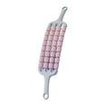 thumbnail image 1 of Rodillo de masaje corporal flexible para relajación muscular, ideal para el hogar y viajes, 46 x 8 cm. Rosa, 1 of 8