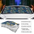 thumbnail image 5 of Fuzoiu Halloween Elements Print Car Windshield Sun Shade,Block Uv Rays Sunshade,Foldable Front Window Sun Visor Protector for Car,SUV,Truck-Keep Vehicle Cool-Halloween Elements, 5 of 8