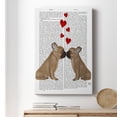 thumbnail image 6 of French Kiss and Hearts Premium Gallery Wrapped Canvas - Ready to Hang, 6 of 9