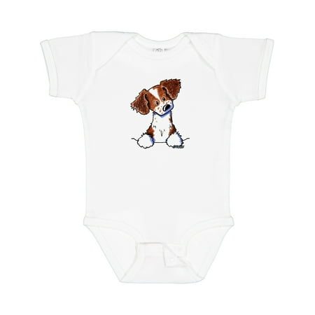 

Inktastic Pocket Brittany Spaniel Boys or Girls Baby Bodysuit