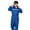 Royal Blue, variant on Anqbci Unisex Hooded Work Overalls, Wear-Resistant Reflective Safety Jumpsuit with Drawstring and Zipper Pockets