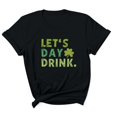 thumbnail image 2 of Meichang T-Shirts de la Saint-Patrick pour Femmes Trèfle à Quatre Feuilles Graphique T-Shirts Coupe Ample Manches Courtes Col Rond T-Shirts de Vacances, 2 of 7