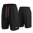 thumbnail image 2 of EOYWHK Mens Basketball Shorts Quick Dry Elastic Waist Mens Active Shorts Soft Lightweight Breathable for Workout Training Outdoor Sports Black, Size L, 2 of 8