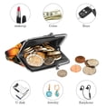 thumbnail image 4 of Thanksgiving Premium Microfiber Zinc Alloy Slim Wallet - Multi-Functional Coin Purse, Compact Size: 4.3x4.7 in/11x12 cm, 4 of 7