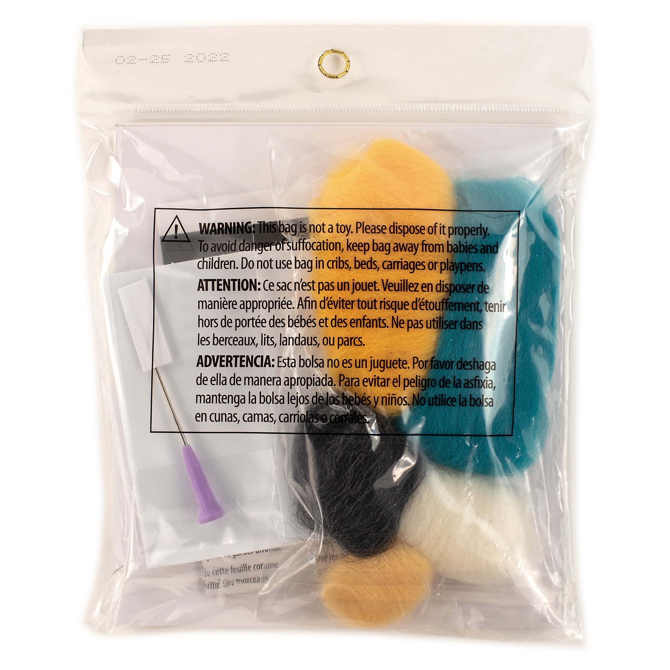 Dimensions Gnome Needle Felting Kit, Wool Roving