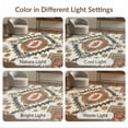 thumbnail image 7 of ODIKA Stripe Border Mens Decorations Reindeer Cabin Cowboy Southwestern Playful Non-Slip Chair-Friendly for Dining Room, Under Table, Home Office, 7 of 7