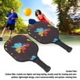 thumbnail image 4 of Remolas de Pickleball, Fibra de Carbono Liviana PU Equipo de Pelota de Pepinillo Suave Con Bolas Con Bolas y Bolsa de Almacenamiento para Abrenamiento, 4 of 7