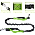 thumbnail image 2 of Huggeg Laisse pour Chien Mains Libres pour Course Marche Entraînement Randonnée, Poignée Double Réfléchissante, Pochette Distributrice de Sacs de Caca, Ceinture Ajustable, Absorbant les Chocs, Idéal pour Moyen à Grand AZ824-1150, 2 of 7