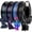 Multicolor, variant on Epelay PLA 3D Printer Filament, 1.75mm, Dual Color Shiny Rainbow Series, 4 x 250g Bundle, Compatible with FDM Printers
