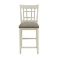 thumbnail image 4 of Lexicon Junipero Antique White Full Back Counter Height Chair (Set of 2), 4 of 5