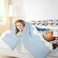 thumbnail image 4 of jejeloiu Kawaii Gnome Queen Comforter Set,Cartoon Animal Bedding Sets,Merry Christmas Bedding Comforter Set For Children,Lightweight Room Decor Reversible,3pcs, 4 of 8
