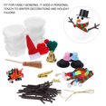 thumbnail image 3 of Minkissy 1Set Snowman Craft Supplies Clay Kit for DIY Winter Decorations and, 3 of 6