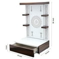 thumbnail image 6 of Customized Wooden Mandir For Home|Temple Home|Pooja Mandir|Wall Hanging & Table Top Home Mandir with LED Lights /Puja Chowki/Mandir For Home, 6 of 6