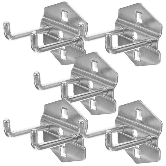 The Tools 5 Pcs Space Savers Pegboard Hooks for Hanging Hardware Steel