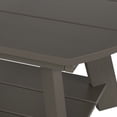 thumbnail image 6 of WestinTrends Tuscany Outdoor Coffee Table, Real Wood Like All Weather HIPS 2 Tier Patio Adirondack Coffee Table, Charcoal Gray, 6 of 9
