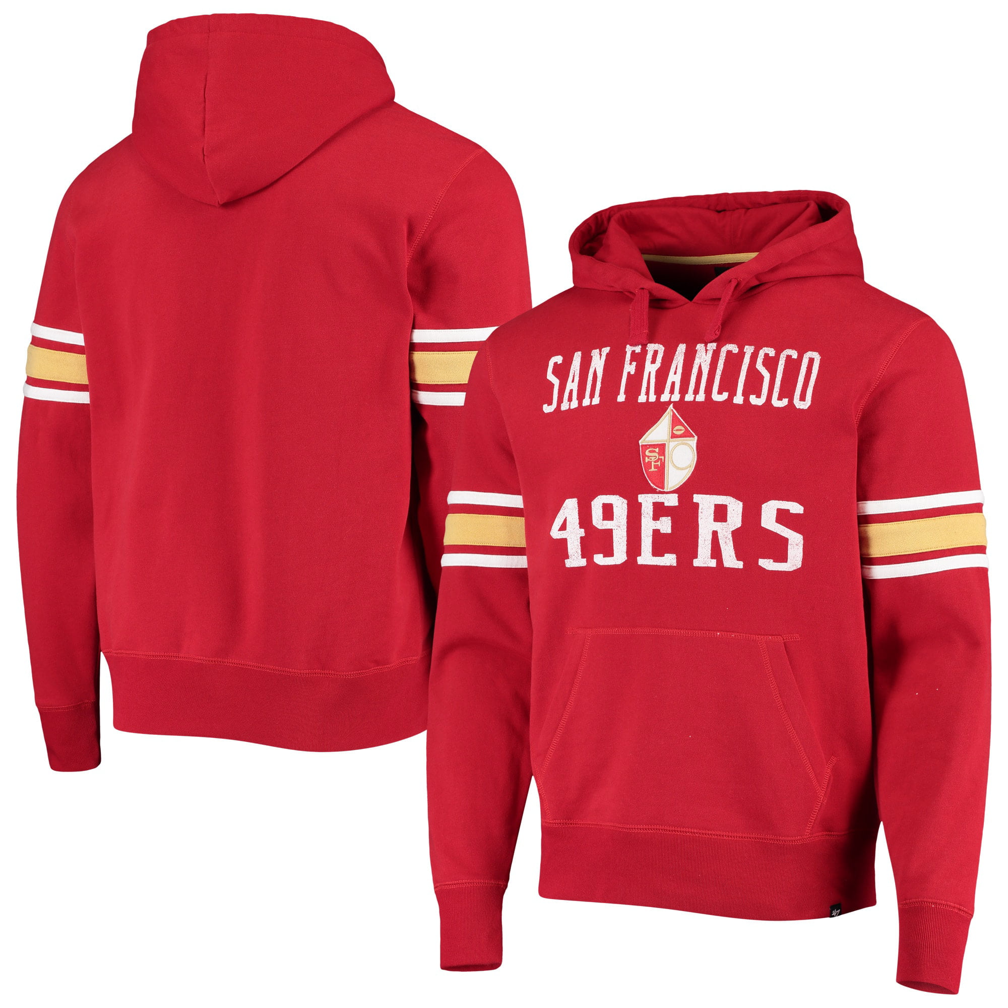 San Francisco 49ers Thicken Hoodie Football Sweatshirts Casual Warm Fleece Coat