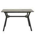 thumbnail image 4 of ALFRESCO Gray Disassemble Table N101 with Inclined Foot Solid Wood , 120*76*76cm, 4 of 7