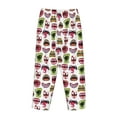 thumbnail image 5 of Xecao Halloween Mouth Women's Straight Lounge Pajama Pants: The Epitome of Relaxed Sleepwear, 5 of 9