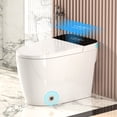 thumbnail image 2 of Leumius Smart Toilets with Built-in Bidet,Intelligent Toilet with Heated Bidet Seat,Auto Open/Close Seat,Dryer and Warm Water, 2 of 8