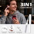 thumbnail image 4 of Getino Compatible with Apple AirPods 4 & AirPods Pro 3 Case Cover with Phone Stand, Magnetic Lock & Cleaning Kit, 4 of 8