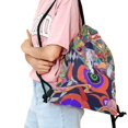 thumbnail image 2 of Mononoke: Segundo Capítulo Hinezumi Mochila de Cuerdas para Deportes y Gimnasio, Bolsa de Cuerdas Resistente al Agua, Bolsa Cinch, 30×40cm, 2 of 6