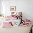 thumbnail image 5 of Homewish Kawaii Western Princess Bedding Comforter Set for Teen, Romantic Pink Rose King Bedding Sets, Merry Christmas Reversible Bed Sheets, Breathable Home Decor, 5 of 7
