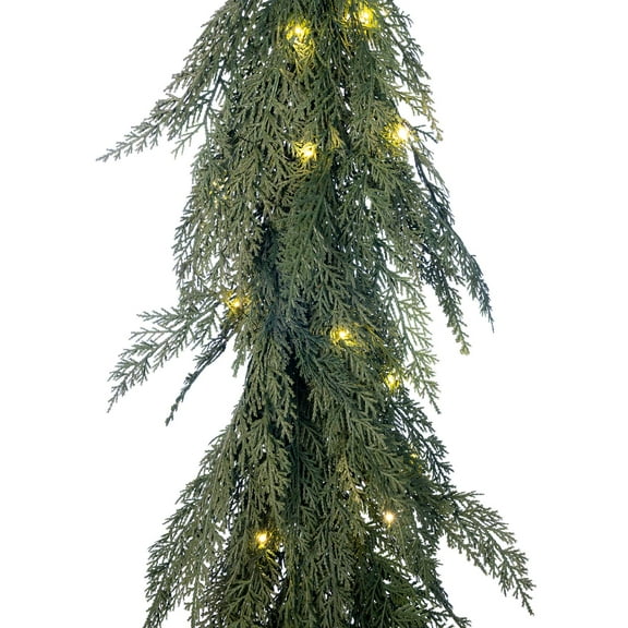 9 ft. Pre-Lit LED Garland - Cypress