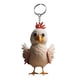 thumbnail image 1 of Llavero con colgante de gallo, mochila artesanal, llavero de pollo, 1 of 2