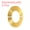 Gold Tone, variant on Uxcell 16.4 Feet Flat Aluminum Wire 18 Gauge Bendable Anodized Aluminum Wire Gold Tone 2 Roll